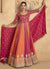 Bridal Red Traditional Embroidery Festive Anarkali