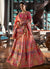 Pink Multicolored Embroidered Bridal Lehenga Choli