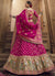 Hot Pink Viscose Lehenga Choli In USA