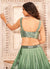 Green Handwork Lehenga Choli In USA