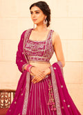 Hot Pink Handwork Lehenga Choli In USA UK