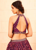 Maroon Handwork Lehenga Choli In USA