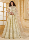 Cream White Embroidered Lehenga Choli