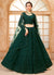 Dark Green Embroidered Lehenga Choli