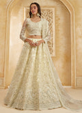 Pearl White Embroidered Lehenga Choli