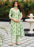 Green Pakistani Pant Style Suit In USA Canada