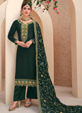 Green Resham Thread Pant Suit