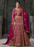 Rani Pink Embroidered Wedding Lehenga Choli