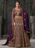 Purple Embroidered Wedding Lehenga Choli