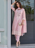 Light Pink Embroidered Pakistani Dress