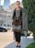 Black Embroidery Traditional Pakistani Style Pant Suit