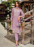 Purple Embroidery Festival Salwar Kameez Suit