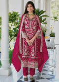 Rani Pink Multi Embroidery Salwar Kameez Suit