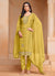 Yellow Multi Embroidery Salwar Kameez Suit