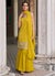 Yellow Multi Embroidery Designer Sharara Suit