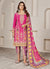 Pink Multi Embroidered Kurti And Dhoti Style Pant Suit
