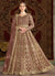 Rose Pink Traditional Embroidery Wedding Anarkali Suit