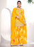 Yellow Golden Mirror Work Embroidery Gharara Suit