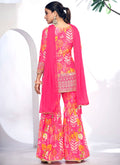 Indian Suits - Pink Golden Gharara Suit In germany