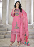 Pink Multi Embroidery Chikankari Pakistani Salwar Kameez