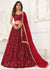 Ruby Red Traditional Wedding Lehenga Choli