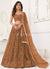 Light Brown Traditional Wedding Lehenga Choli