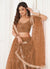 Light Brown Traditional Wedding Lehenga Choli