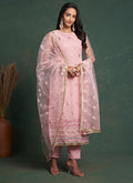 Pink Embroidery Salwar Suit In USA GERMANY