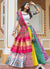 White Multicoloured Kutchi Embroidered Navratri Chaniya Choli