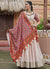 Blush Pink Multicoloured Kutchi Embroidered Chaniya Choli For Navratri