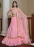 Soft Pink Multi Embroidered Designer Lehenga Choli