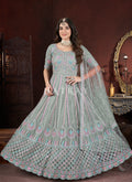 Our huge collection includes the latest trends of Indo-western pants suits like taupe pant style Anarkali, suave pants suits, straight pants suits, and more.