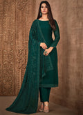 Green Crystal Stone Work Embellished Salwar Kameez