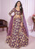 Purple Sequence Embroidery Traditional Festive Lehenga Choli