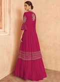 Hot Pink Embroidery Lehenga Choli In USA