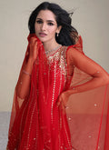 Buy Anarkali Pant Style Suit In USA