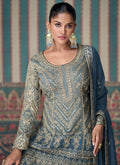 Buy Gharara Style Suit