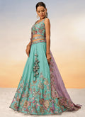 Shop Engagement Lehengas In USA, UK, Canada, Germany, Mauritius, Singapore With Free Shipping Worldwide.