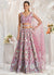 Blush Pink Multi Embroidered Bridal Lehenga Choli