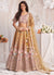 Ochre Yellow Multi Embroidery Designer Lehenga Choli