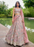 Blush Pink Multi Embroidered Bridal Lehenga Choli