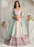 Off White Multi Embroidery Bridal Lehenga Choli