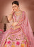 Blush Pink Floral Embroidered Lehenga Choli