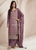 Mauve Purple Pakistani Style Suit