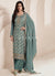 Firozi Blue Pakistani Style Suit