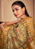 Yellow Printed Viscose Jacquard Salwar Kameez In USA UK Canada