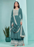 Buy Anarkali Palazzo Suit In USA UK Canada