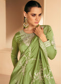 Green Silk Anarkali Suit In Usa Uk