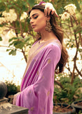 Purple Silk Palazzo Suit In USA UK