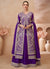 Indigo Blue Embroidery Pakistani Style Lehenga Kurti